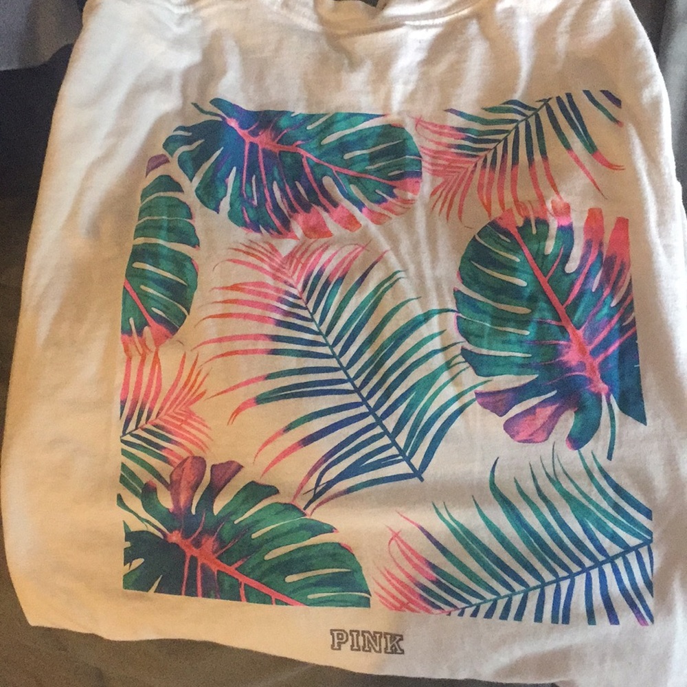 Long sleeved t shirt pink brand